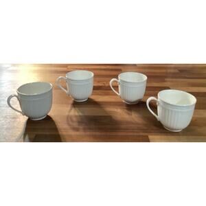 Mikasa Italian Countryside Coffee Cups Mugs Set of 4